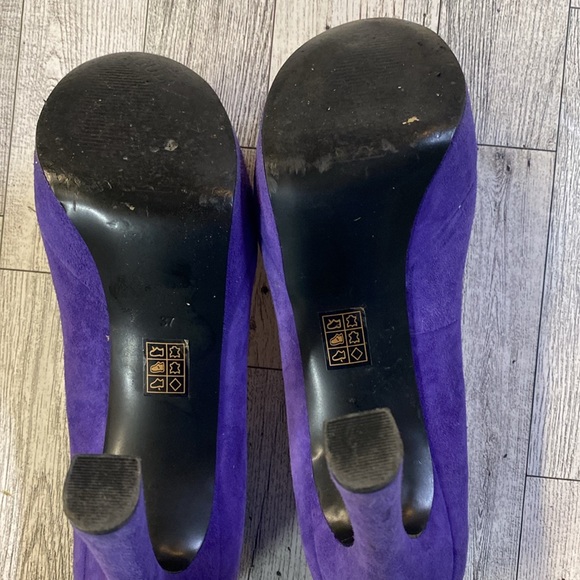 Guess purple platform heels - Picture 6 of 8